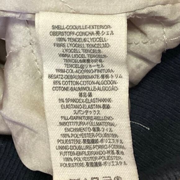 Free People Women's Blue Multicolor Floral Paisley Quilted Bomber Coat Jacket S - Picture 5 of 5